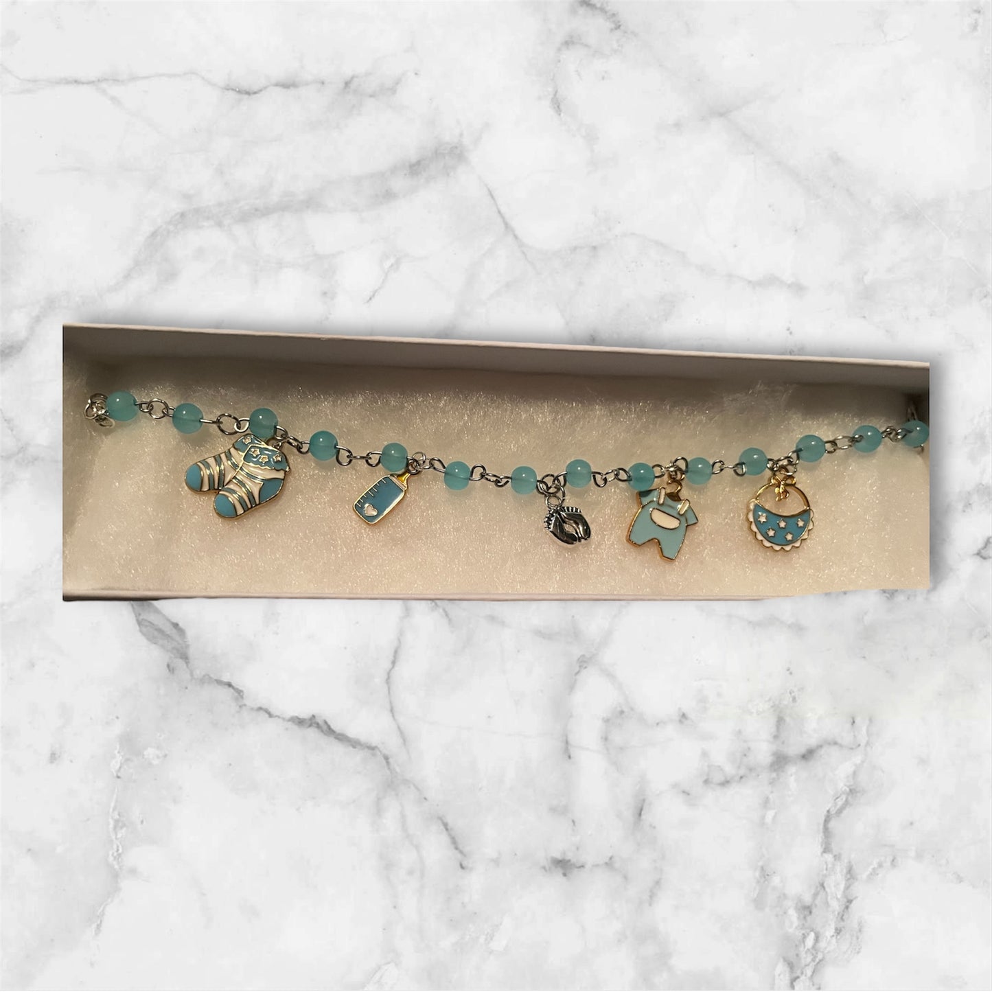 New baby charm bracelet