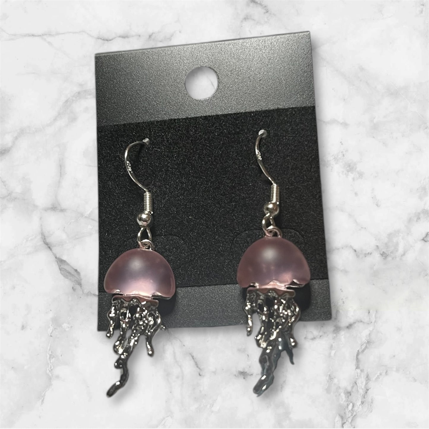 Colourful jellyfish earrings