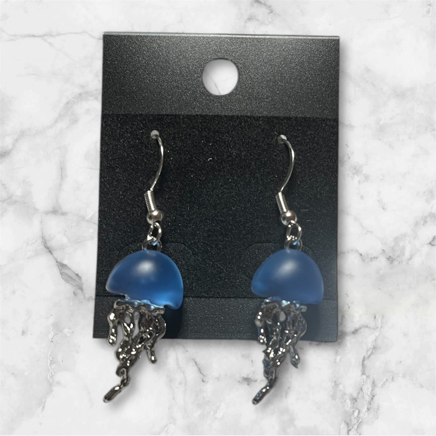 Colourful jellyfish earrings