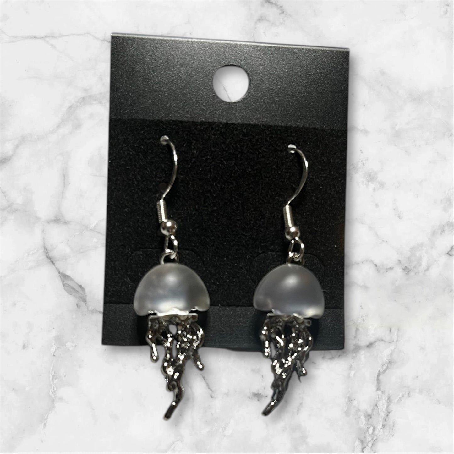 Colourful jellyfish earrings